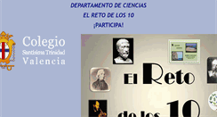 Desktop Screenshot of cienciascolv.trinitarias.net